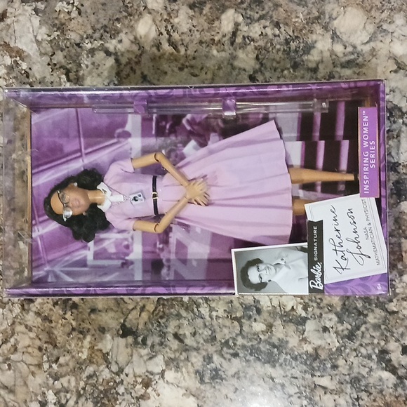 Katherine Johnson Barbie Inspiring Woman Series NIB - Picture 3 of 12